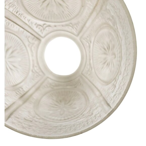 Vintage satin glass ruffled lamp shade replacement light shade sconce shade desk - Picture 7 of 11